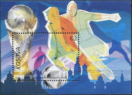 Kosovo 2018. Russia 2018 World Cup Football (MNH OG) Souvenir Sheet - £4.76 GBP