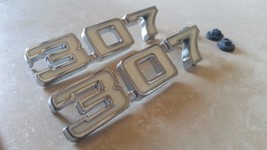 PAIR 1969 Camaro 307 Fender Emblem Emblems GM Chevy OEM 3957933 3949677 - $100.00