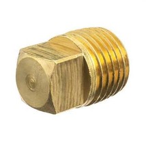 Square Head Plug, Brass, 1/2 In,M Bspt - $19.94