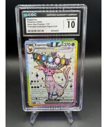 CGC 10 Espeon ex 175 SVP Black Star Promo Prismatic Evolutions Pokemon G... - $98.99