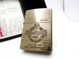 Hard Rock Cafe Yokohama 10th Anniversary Limited 018/100 Zippo 2006 Mint Rare - £140.46 GBP