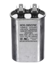 Run Capacitor for Enviro-Tec HCK-100V370Z, 10uF 370V 50/60Hz HVAC Replac... - $528.41 MXN