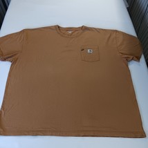 Carhartt K87 BRN Men's Brown Cotton Short Sleeve T-Shirt Size 4XL Chest 64" image 12