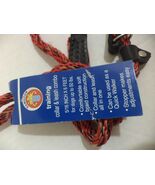 Hamilton London Quick Red Braid Dog Collar &amp; Leash Combo 6' L X 5/16" W ... - $19.79