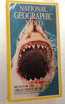 Scary Movie National Geographic SHARKS JAWS Documentary Vintage VHS Video - £11.98 GBP