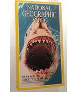 Scary Movie National Geographic SHARKS JAWS Documentary Vintage VHS Video - £11.75 GBP