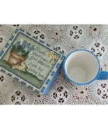 Friends Like Flowers Give Pleasure... Coffee Mug w/Decorative Box ~ Cera... - €25,68 EUR