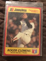 1991 Jimmy Dean Roger Clemens Card. Rare. Free Shipping! - £6.15 GBP