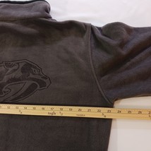 Landway Men's Brown Full Zip Pockets Fleece Jacket Size Medium Measured Chest 47 image 14