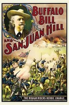 Buffalo at San Juan Hill - Rough Riders Heroic Charge - Art Print - £17.33 GBP+