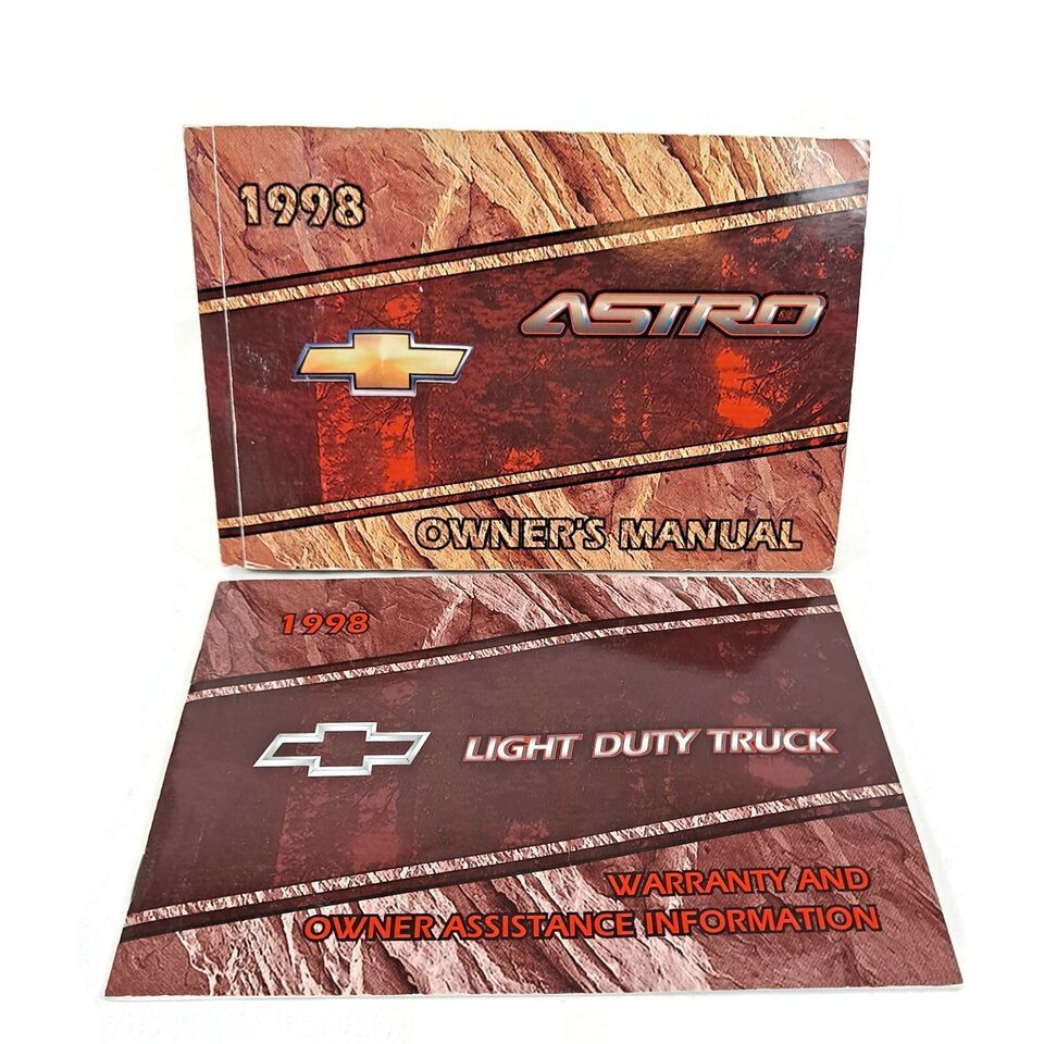 1998 CHEVROLET ASTRO OWNER&#39;S MANUAL WARRANTY - $16.48
