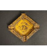 Vintage Chainsaw Company Cast Iron Ashtray Draper Blue Jet Beaver Dynalink - $49.50