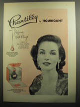 1952 Houbigant Chantilly Perfume Advertisement - the Perfume that Clings - £14.78 GBP