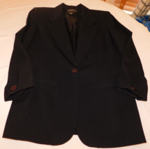 Liz Claiborne Collection Ladies Women&#39;s Long Sleeve Jacket Size 12 Black GUC - £16.14 GBP