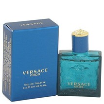 Versace Eros by Versace Men&#39;s Mini EDT .16 oz - 100% Authentic - £14.46 GBP