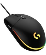 Black Logitech G203 Wired Gaming Mouse, 8,000 Dpi, Rainbow, Screen Mapping. - $48.40 CAD