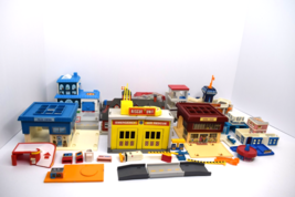 Lot of Vintage Micro Machines Buildings &amp; Parts Various Incomplete - $19.79