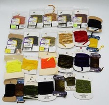 Lot of 25 Fly Tying Fishing Chenille etc - £50.90 GBP