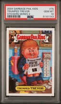 2004 Topps Garbage Pail Kids ANS3 Trumped Trevor 7b Donald Trump Psa 10 Gem - £378.17 GBP