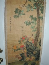 Hand Painted Watercolor 36&quot;x18&quot; Painting bird ducks cranes egrets poss Z... - $26,500.68 MXN