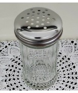 10 Oz ~ 3&quot; x 5.25&quot; ~ Clear Glass &amp; Stainless Shaker ~ Grated Cheese ~ Sp... - $49.11 CAD