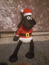 Shaun The Sheep Plush Toy CHRISTMAS Santa 18&quot; standing from top of hat - £35.88 GBP