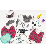 Vintage Toy Horse Accessory Lot 26 Saddles Blankets Bridles Horseshoes K... - $26.71 CAD