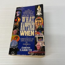 What Happened When History Paperback Book by Gorton Carruth Signet Books 1991 - £21.88 GBP
