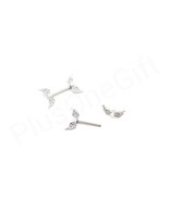 Silver Angel Wings, Gold Angel Wings, Surgical Steel, 14 Gauge - $13.99