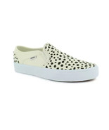 Vans Asher Comfort Slip-On Women # 10 Sneakers Off White Cheetah Prints ... - $52.22