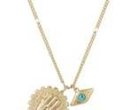 UNWRITTEN Hamas &amp; Evil Eye Pendant Necklace in Gold-Tone MSRP $40 NWT - $32.00