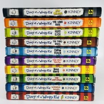 Lot of 10 Diary of a Wimpy Kid Books Set 1-10 Hardcover Jeff Kinney - $36.21