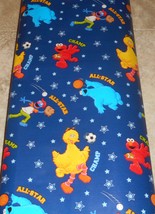  Sesame Street All Star Champ Gift Wrapping Paper 12.5 Sq Ft Roll - $7.00