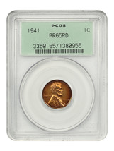 1941 1C PCGS PR65RD (OGH) - $152.78