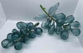 Gorgeous Hand blown vintage large grape clusters wired heavy large Fruit Unique - £55.15 GBP