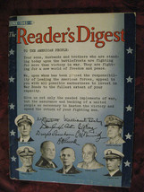 Reader&#39;s Digest June 1945 WWII Generals Buy War Bonds Max Eastman Ira Wolfert - £6.46 GBP