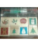 Christmas Rubber Stamp Set 20 pieces New NIB - £11.83 GBP