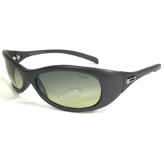 Police Sunglasses MOD.1357 T17 Matte Gray Frames with Green Lenses 55-17-130 - $69.91