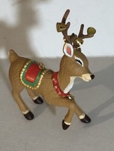 Reindeer Vintage Christmas Decoration Holiday Ornament 2000 Hallmark - £7.00 GBP
