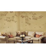 Wall Stencils Sycamore Branches 3 pc - Reusable stencils better than decals - $115.00