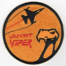 80FS Juvat Viper Yellow Kor EAN War Headhunters Round Embroidered Jacket Patch - £22.81 GBP