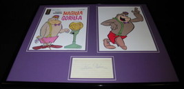 Allan Melvin Signed Framed 16x20 Photo Set Magilla Gorilla - £118.69 GBP