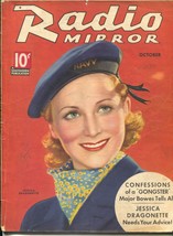 Radio Mirror 10/1935-McFadden-Jessica Dragonette-Bobby Benson-FN - £76.17 GBP