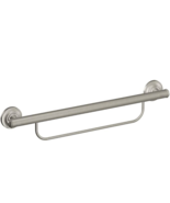 Moen LR2350DBN Home Care Bathroom Safety 24-Inch Grab Towel Bar Brushed ... - $68.31 CAD