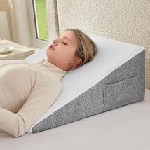 Stylish 24"x24"x10" Memory Foam Wedge Pillow – Comfortable &amp; Supportive ... - $79.15