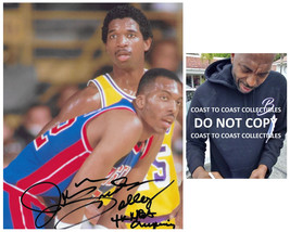 John Salley signed Detroit Pistons basketball 8x10 photo Proof COA autographed** - $74.24