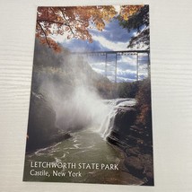 Letchworth State Park Castile New York Ny Upper Falls Genesee River Unp Postcard - £2.30 GBP