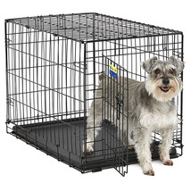 MidWest Contour Wire Dog Crate Single Door Medium - 1 count MidWest Contour Wire - £77.94 GBP