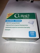 Curad alcohol swabs 200 count - $5.00