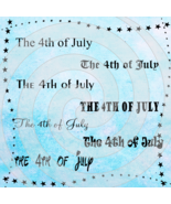 The 4th of July-Digital ClipArt-Font-PNG-Gift Tag-T shirt-Jewelry-Notebo... - $37.30 MXN